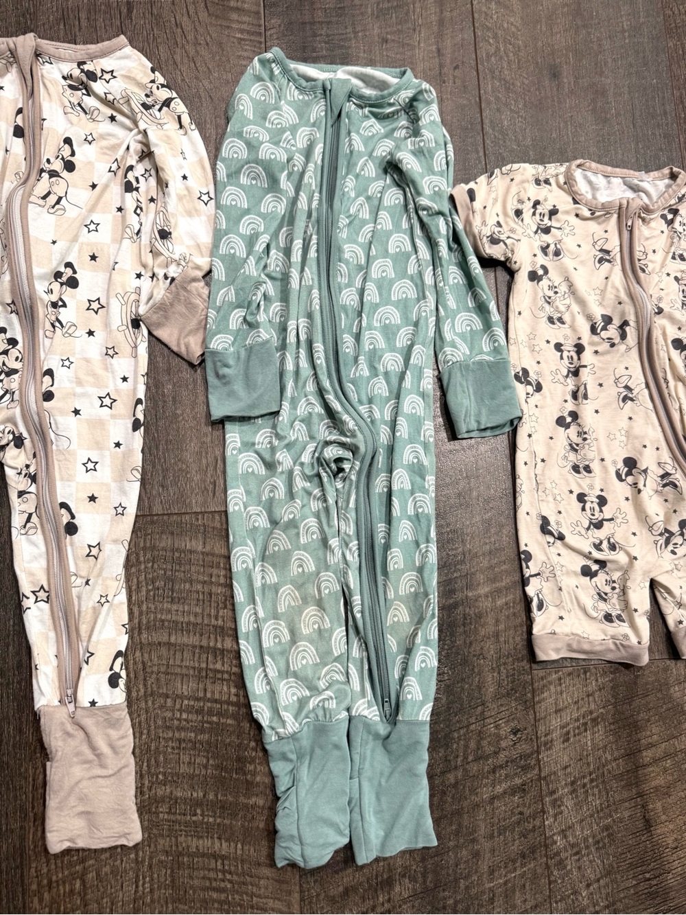 Bamboo Bundle of 4 Zipper Sleepers 18-24m - Picture 5 of 6